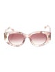 Chloé Oversize Gradient Sunglasses