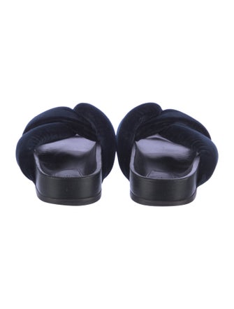Chloé Velvet Slides