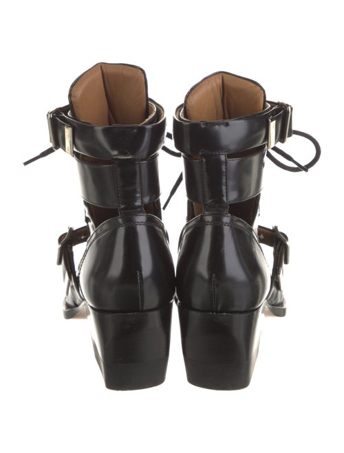 Chloé Leather Lace-Up Boots
