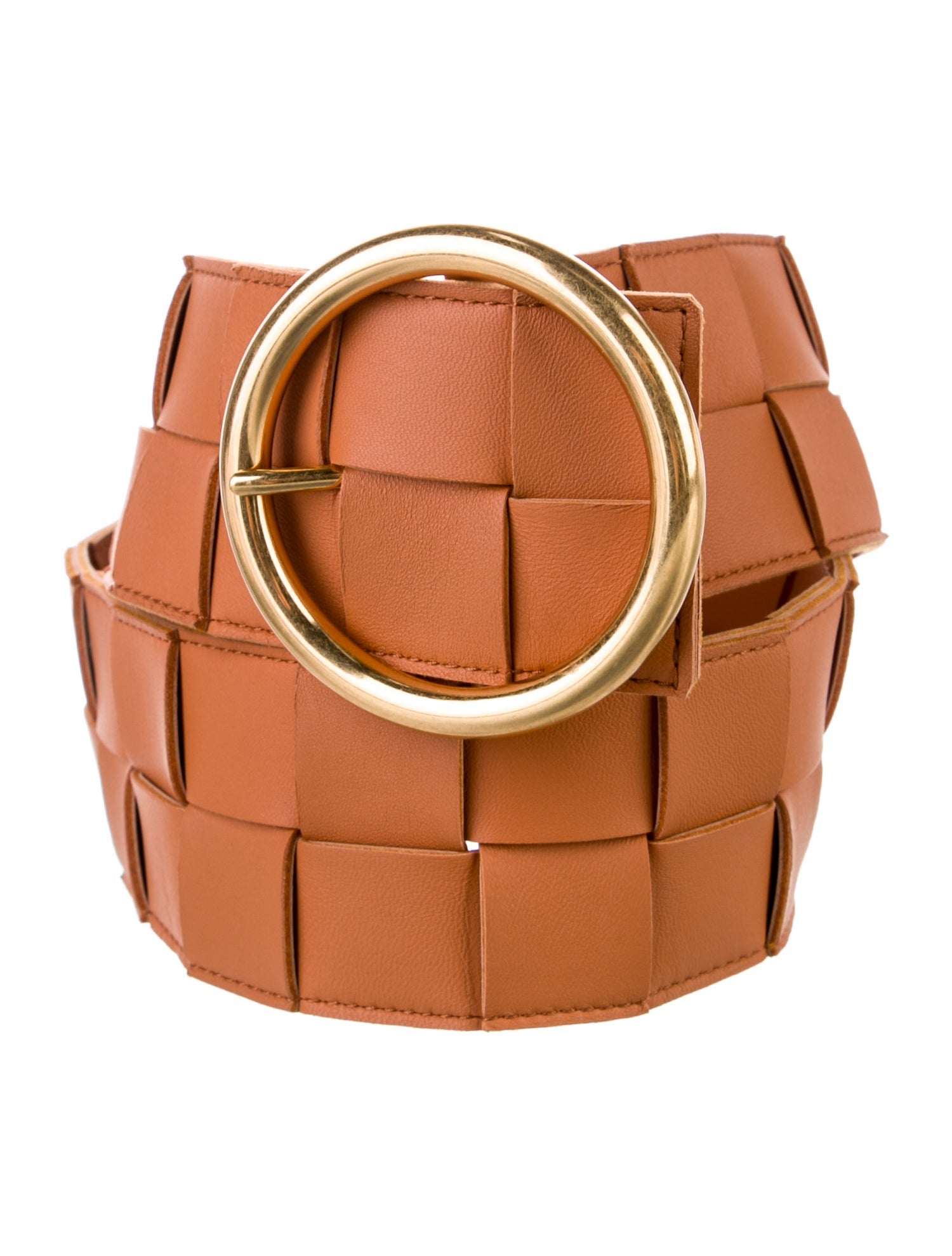 Bottega Veneta Wide Leather Belt