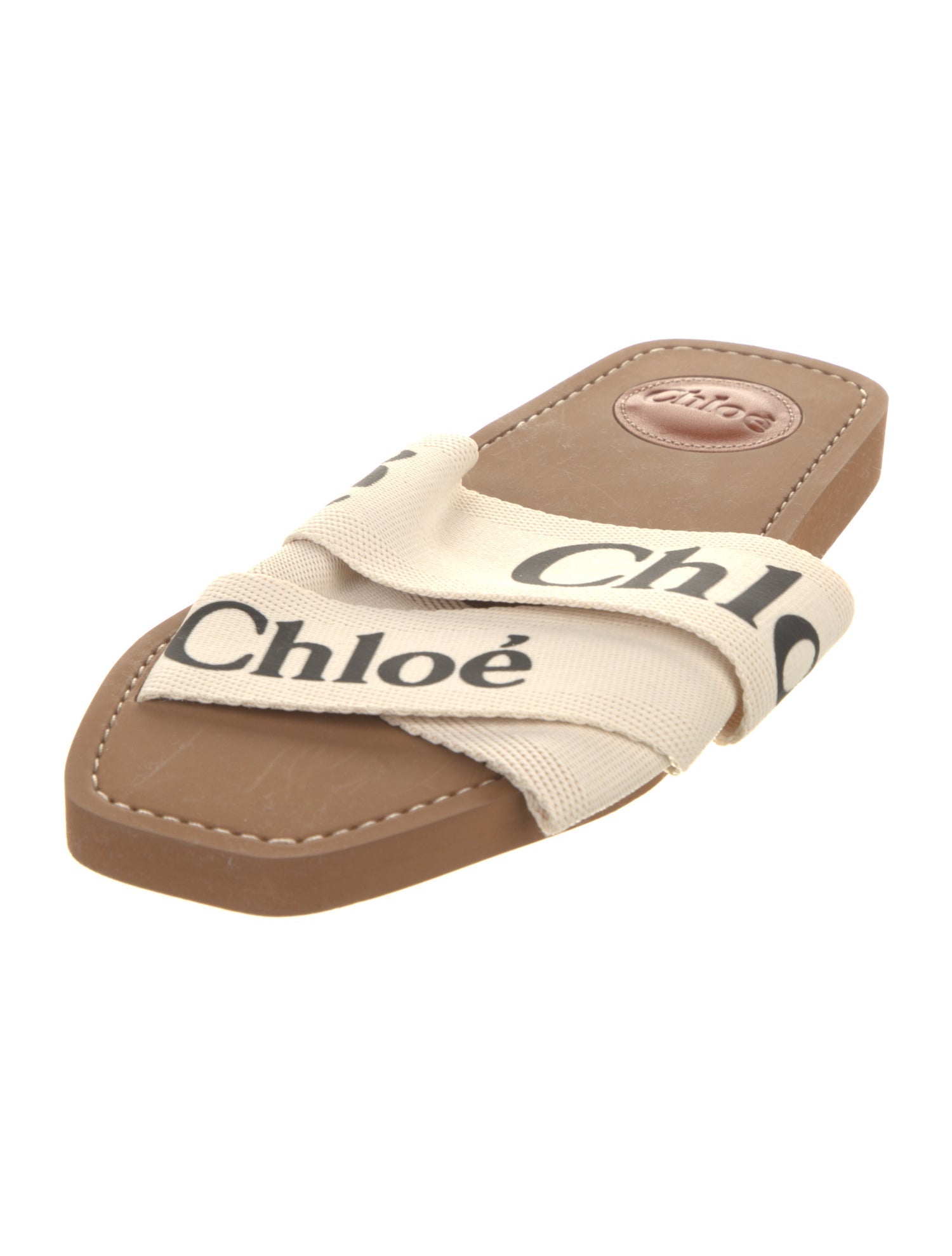 Chloé Canvas Printed Slides