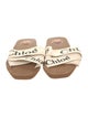 Chloé Canvas Printed Slides