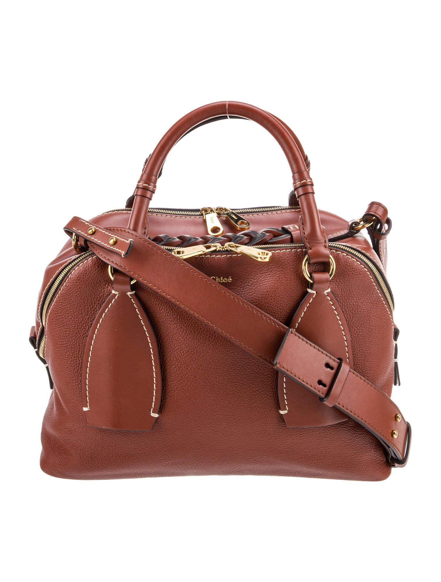 Chloé Leather Top Handle Bag