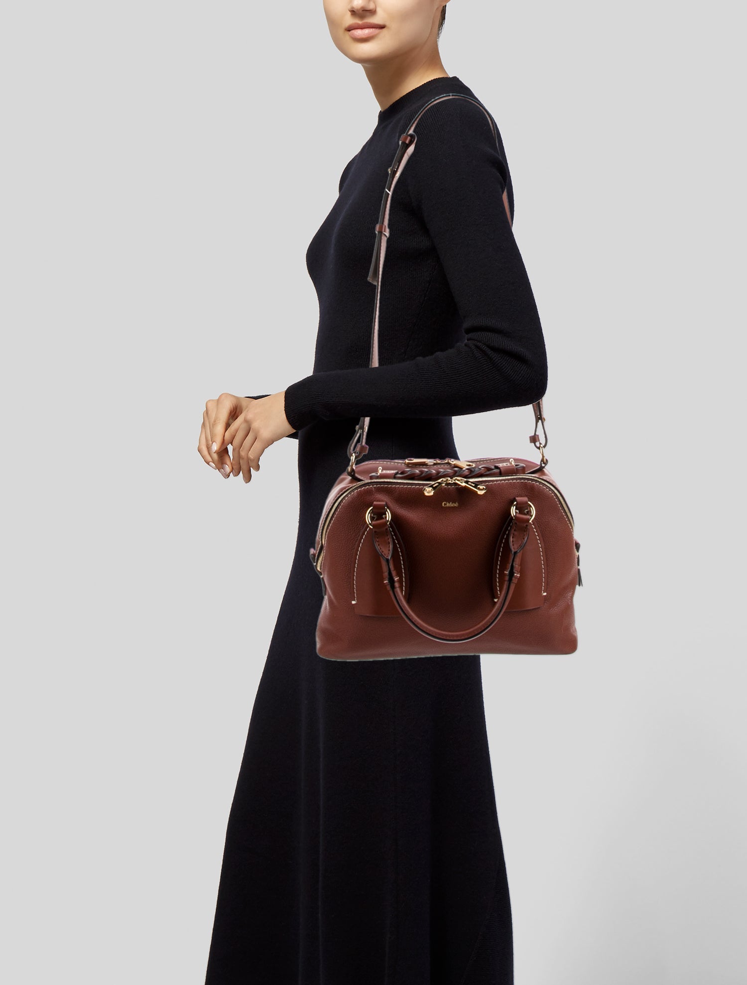 Chloé Leather Top Handle Bag