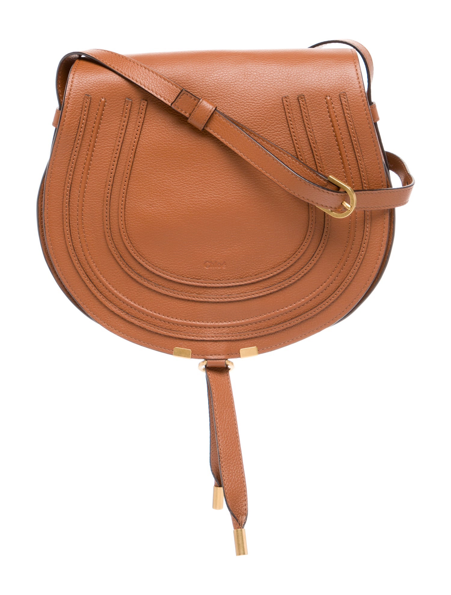 Chloé Leather Marcie Saddle Medium