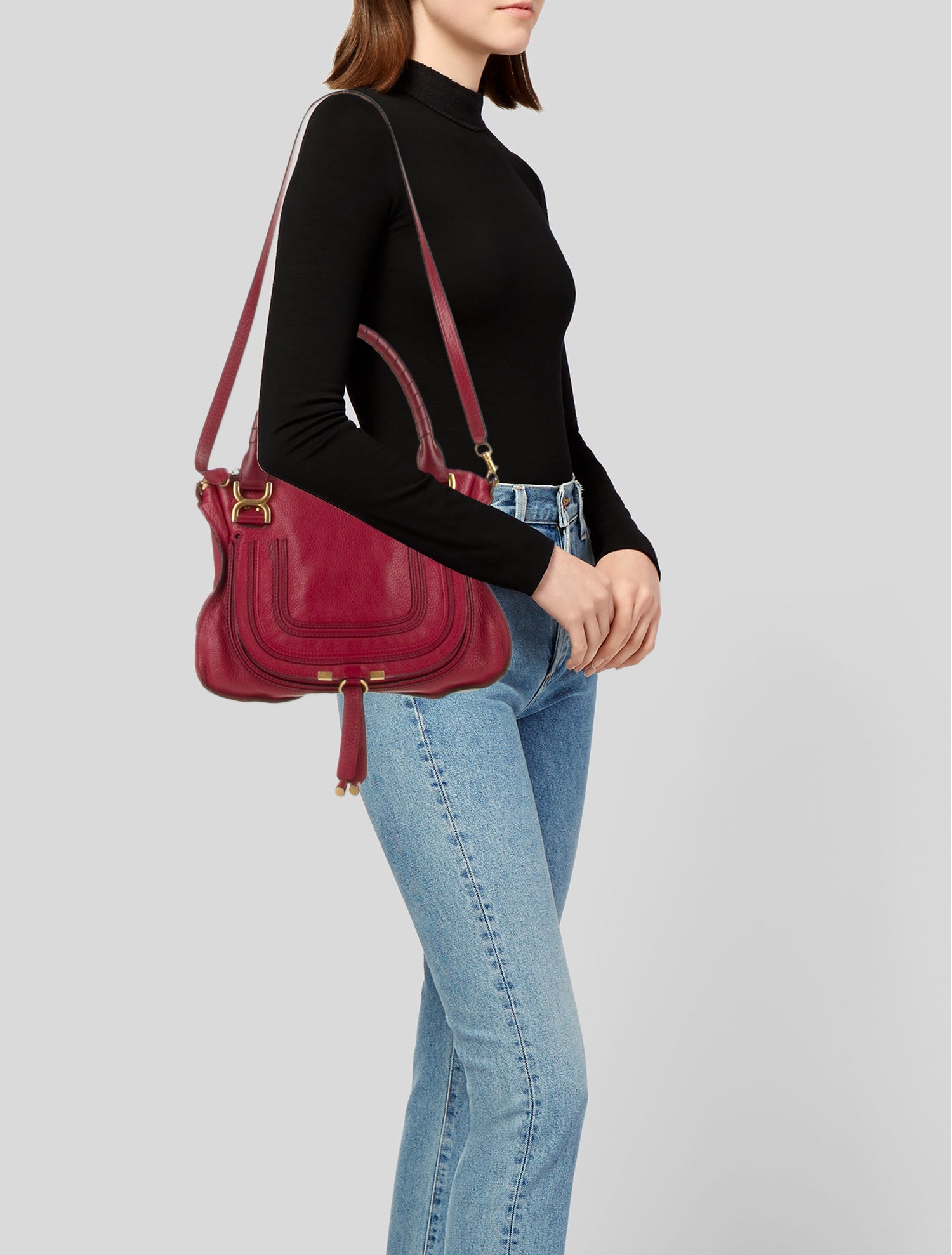 Chloé Leather Top Handle Bag