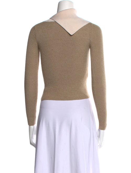 See by Chloé Wool Colorblock Pattern Sweater