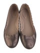 Chloé Leather Scalloped Accent Ballet Flats