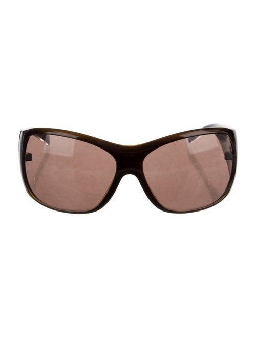 Chloé Dallia Crystal Arrow Oversize Sunglasses