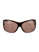 Chloé Dallia Crystal Arrow Oversize Sunglasses