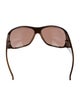 Chloé Dallia Crystal Arrow Oversize Sunglasses