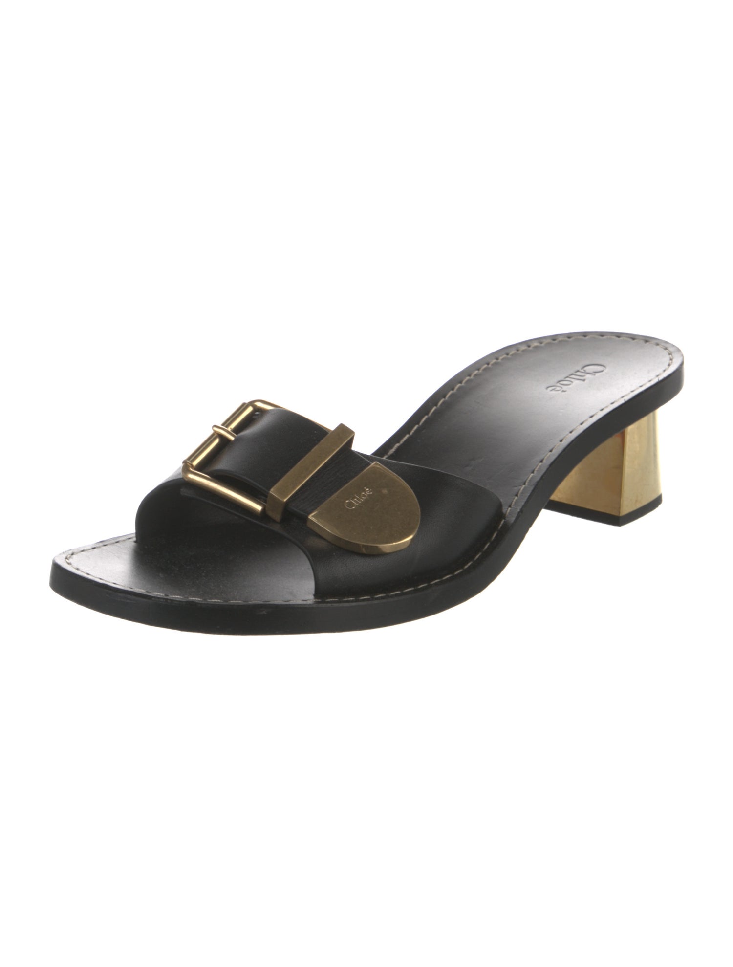 Chloé Leather Slides