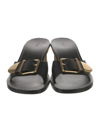 Chloé Leather Slides