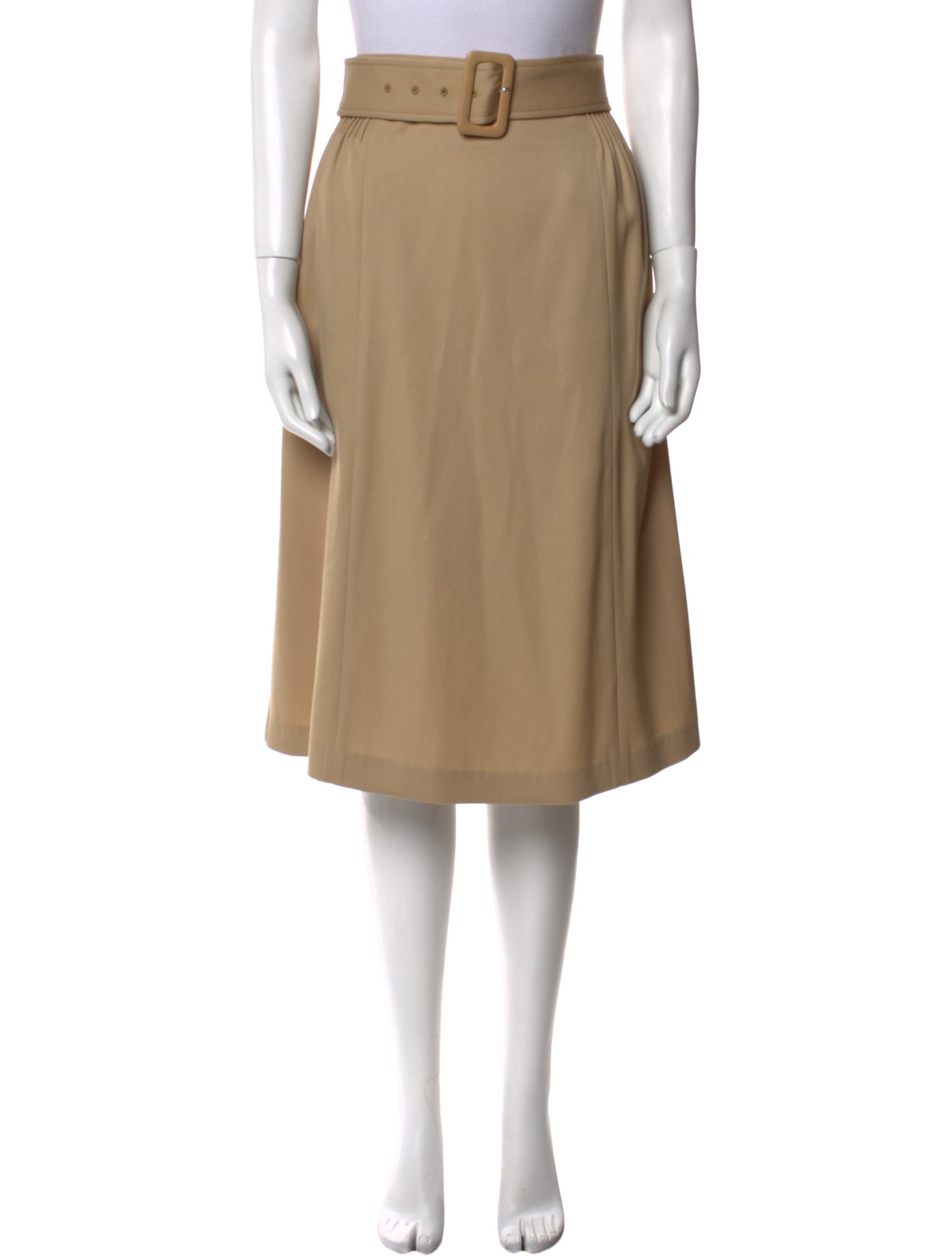 Chloé Virgin Wool Knee-Length Skirt