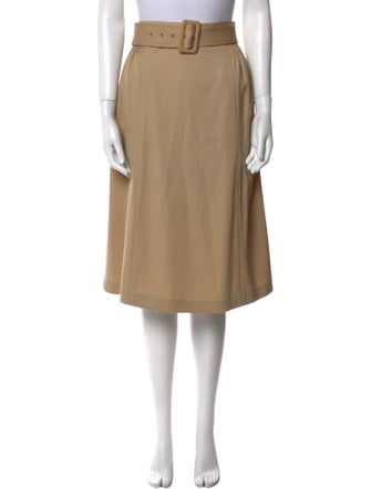 Chloé Virgin Wool Knee-Length Skirt