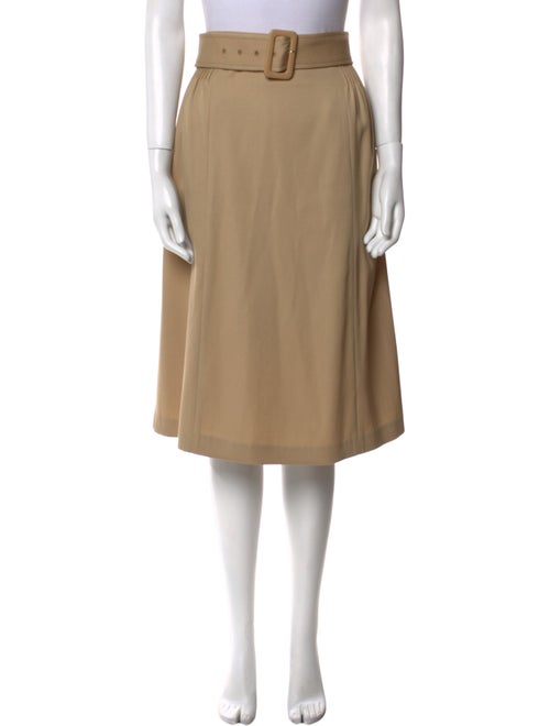 Chloé Virgin Wool Knee-Length Skirt