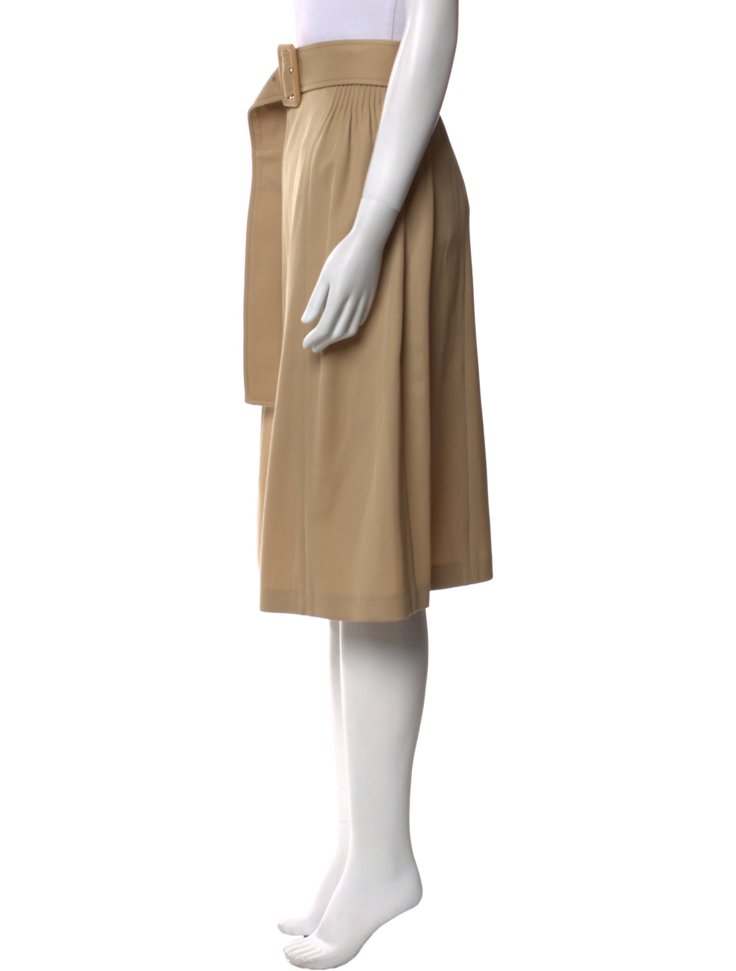 Chloé Virgin Wool Knee-Length Skirt