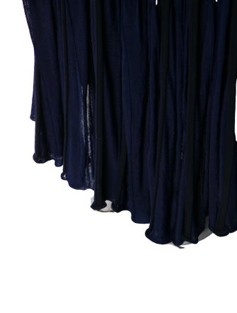 Chloé Pleated Accents Midi Length Skirt