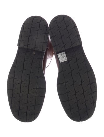 Chloé Leather Whipstitch Trim Riding Boots