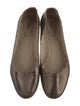 Chloé Leather Scalloped Accent Ballet Flats