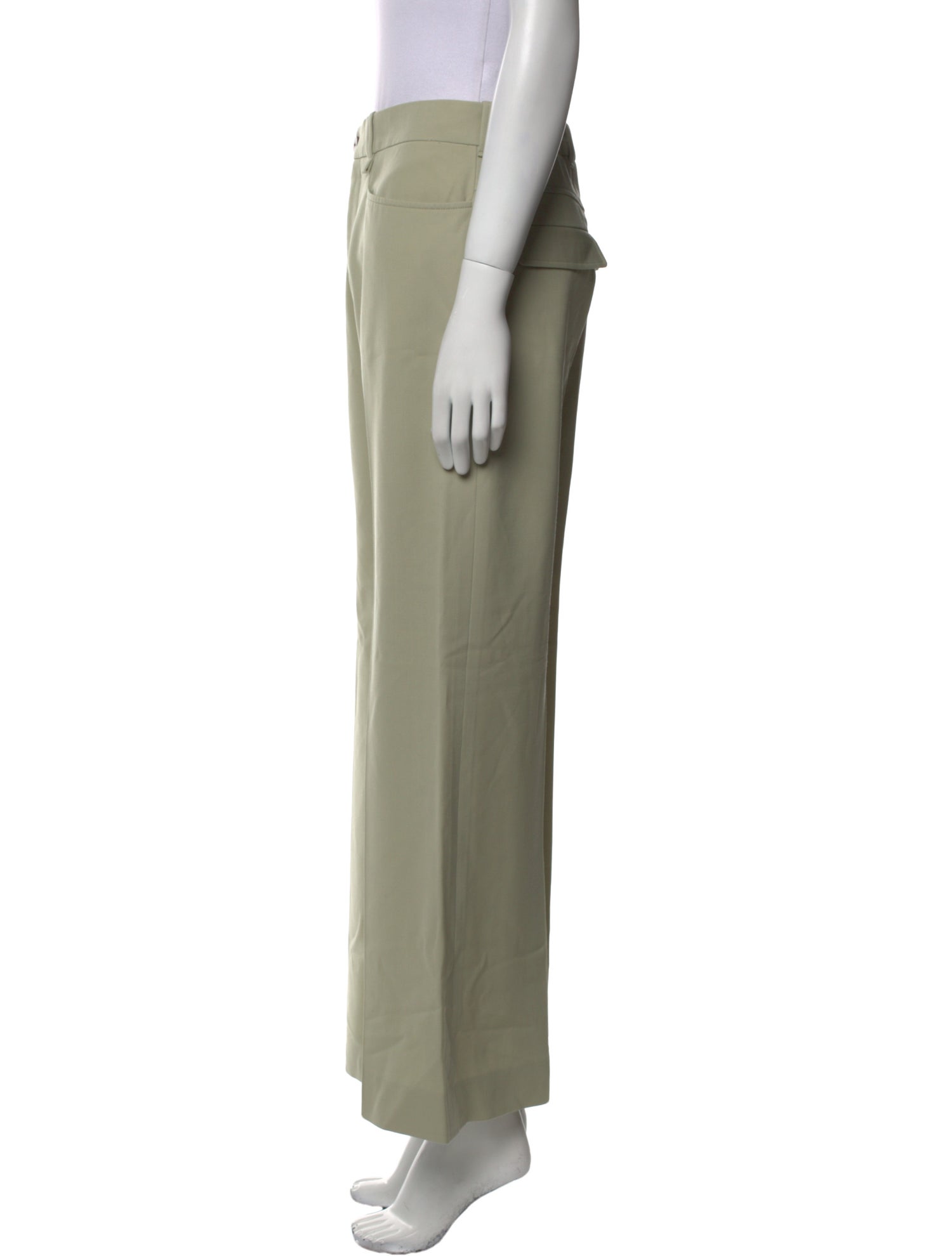 Chloé Virgin Wool Wide Leg Pants