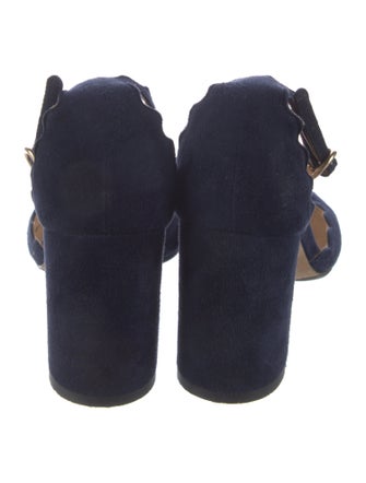 Chloé Suede D'Orsay Pumps