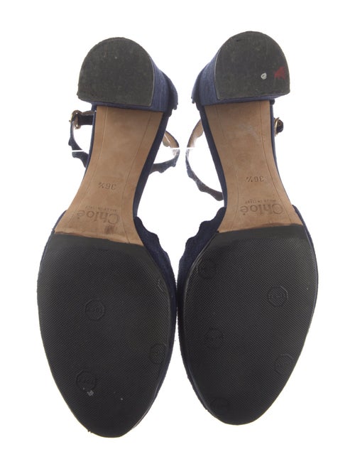 Chloé Suede D'Orsay Pumps