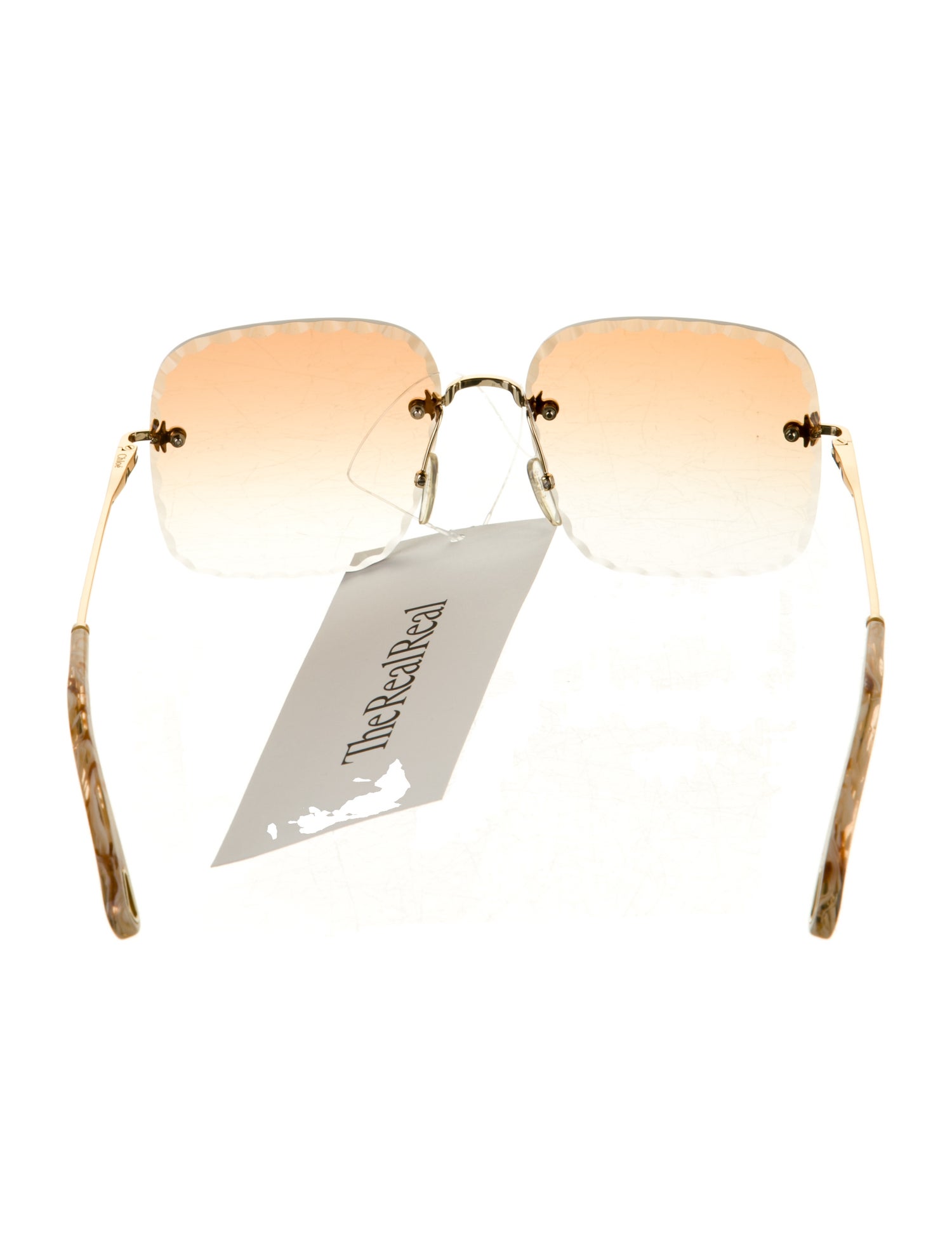 Chloé Square Gradient Sunglasses