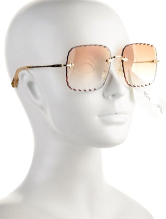 Chloé Square Gradient Sunglasses