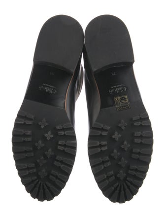 Chloé Leather Colorblock Pattern Rain Boots