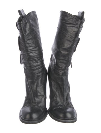 Chloé Leather Moto Boots