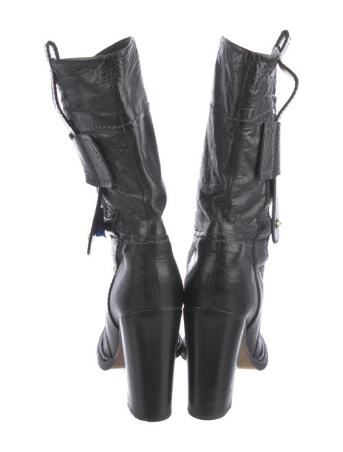 Chloé Leather Moto Boots