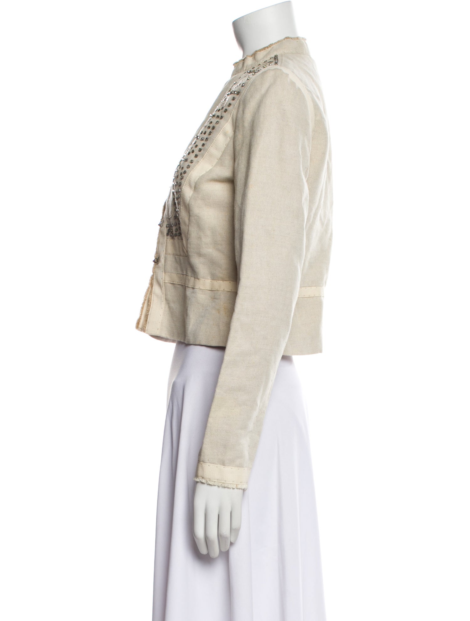 Chloé Colorblock Pattern Evening Jacket