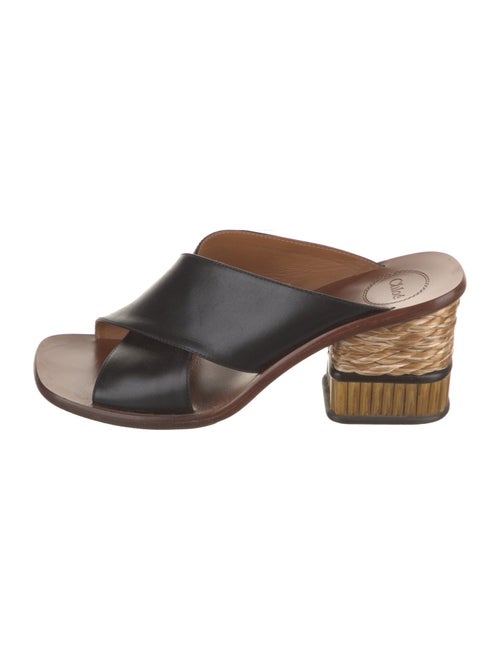 Chloé Leather Slides