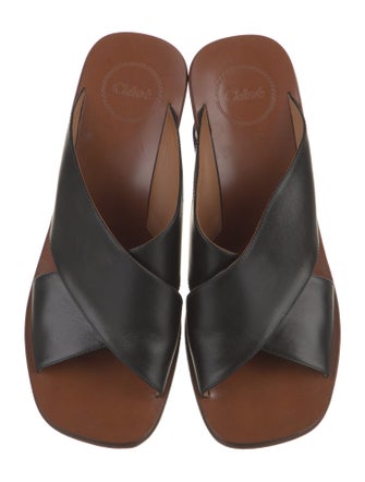 Chloé Leather Slides