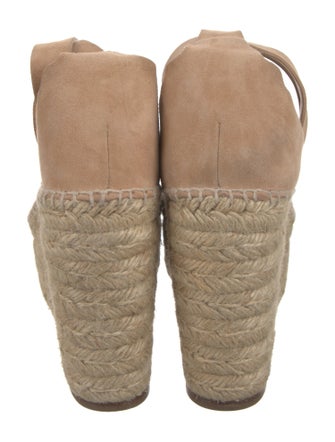 Chloé Suede Scalloped Accent Espadrilles