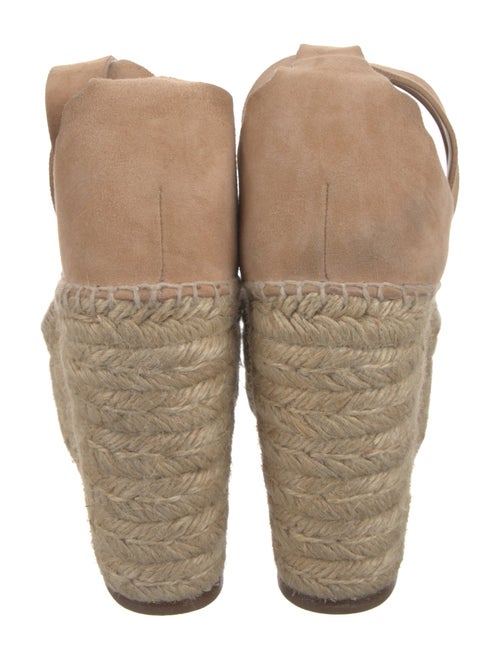 Chloé Suede Scalloped Accent Espadrilles