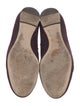 Chloé Suede Scalloped Accent Ballet Flats