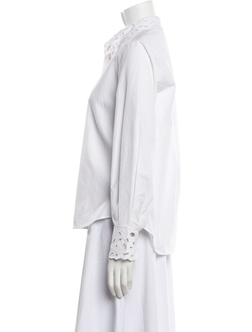 Chloé Long Sleeve Button-Up Top