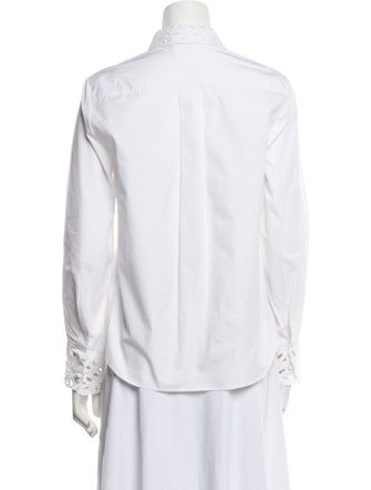 Chloé Long Sleeve Button-Up Top