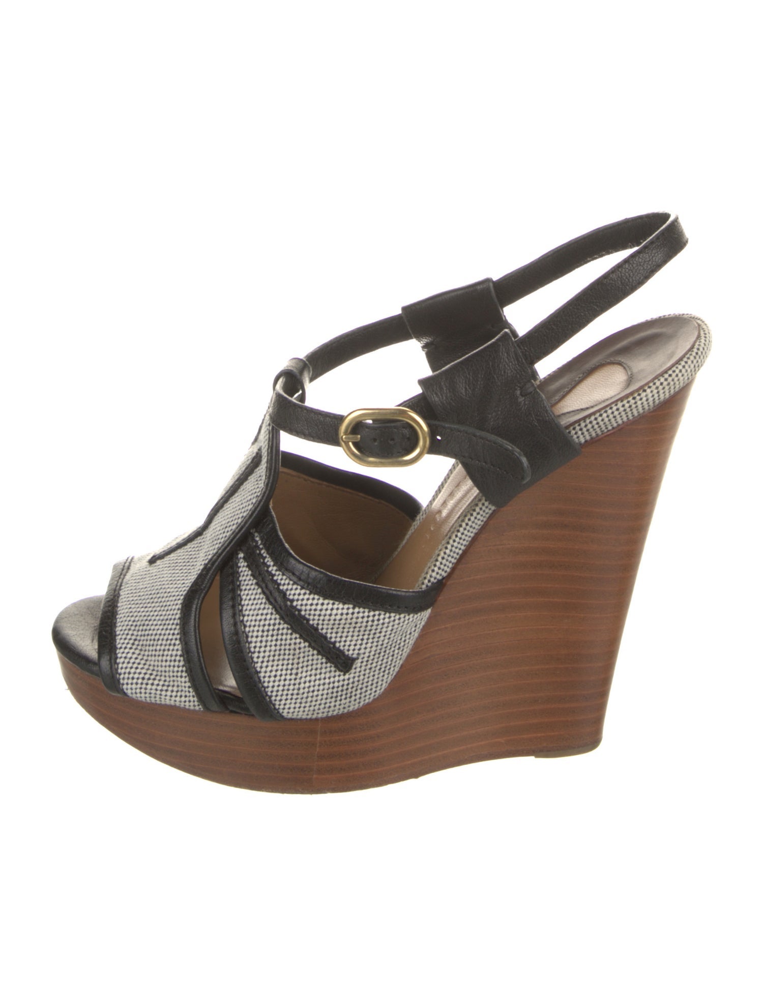 Chloé Leather Printed Gladiator Sandals