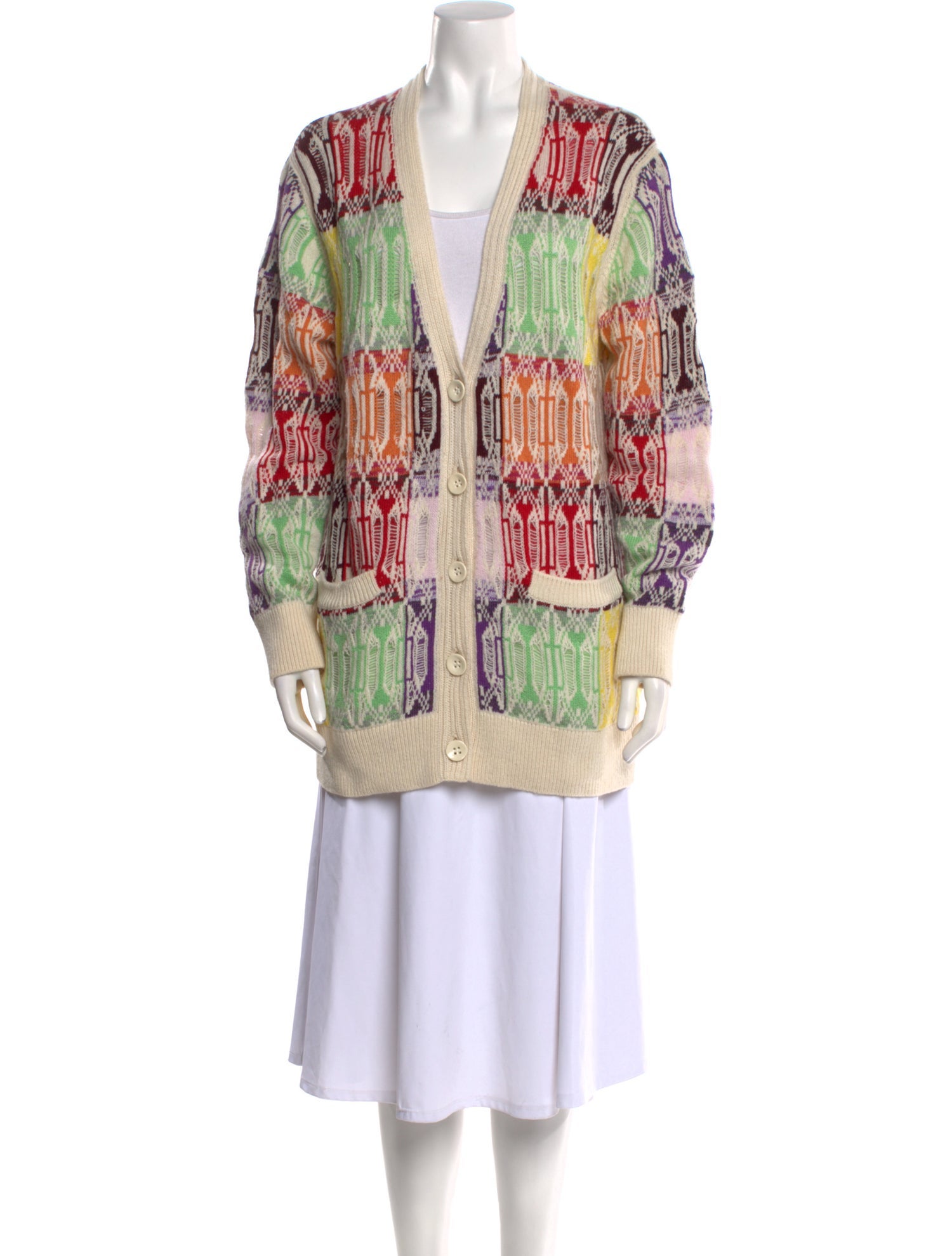 Chloé Cashmere Printed Sweater w/ Tags