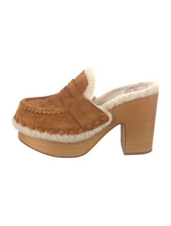 Chloé Suede Mules