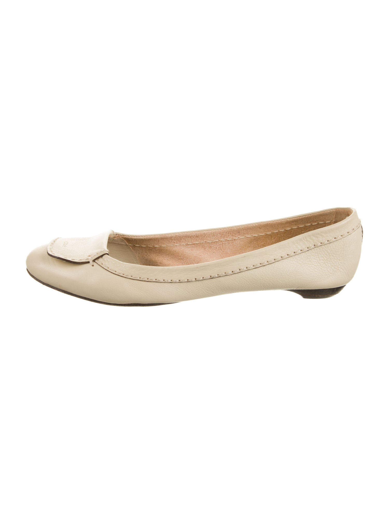 Chloé Vintage Leather Ballet Flats