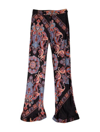 Chloé Paisley Print Wide Leg Pants