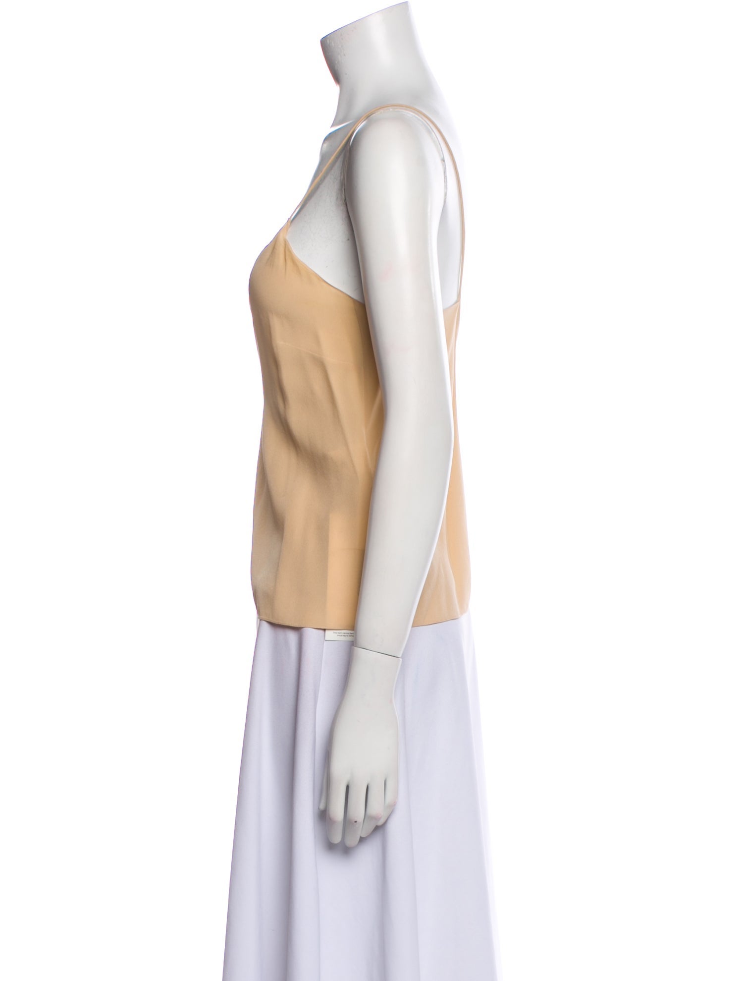 Chloé Silk Square Neckline Top