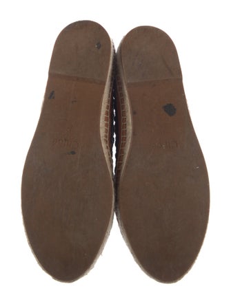 Chloé Colorblock Pattern Espadrilles