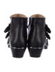 Chloé Leather Studded Accents Western Boots