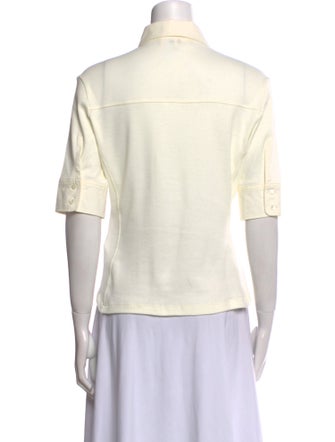 Chloé Three-Quarter Sleeve Button-Up Top