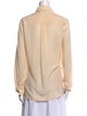 Chloé Silk Long Sleeve Button-Up Top
